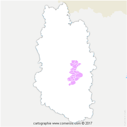 Communauté de Communes du Sammiellois cartographie