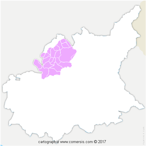 Communauté de Communes du Sisteronais-Buëch cartographie