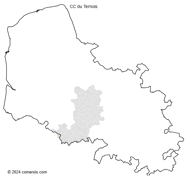 Communauté de Communes du Ternois cartographie