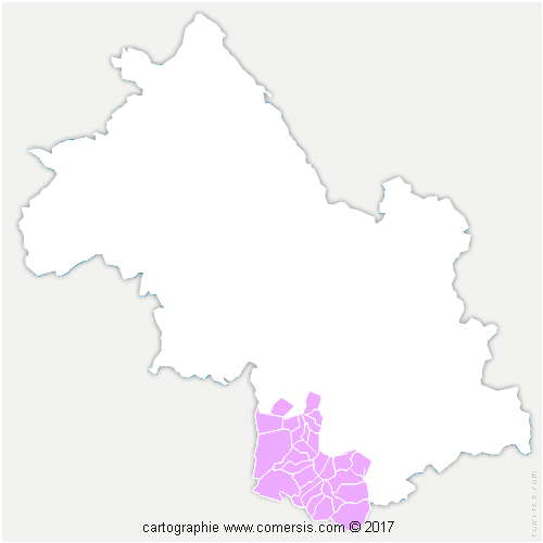 Communauté de Communes du Trièves cartographie