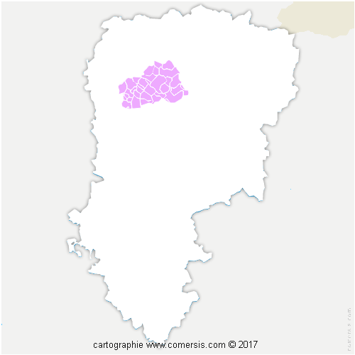Communauté de Communes du Val de l'Oise cartographie