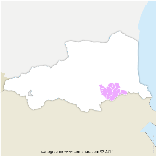 Communauté de Communes du Vallespir cartographie