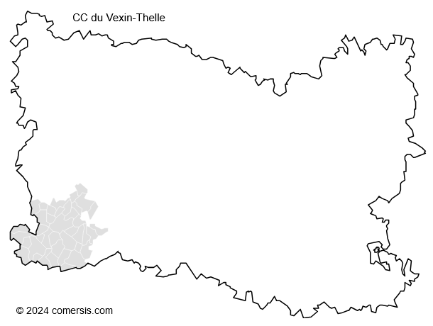 Communauté de Communes du Vexin-Thelle cartographie