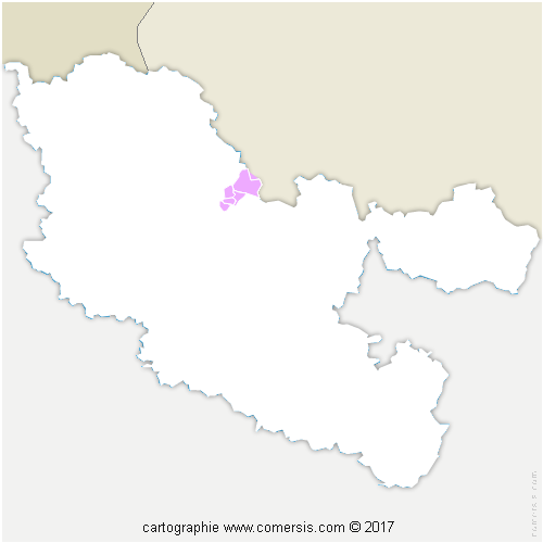 Communauté de Communes du Warndt cartographie