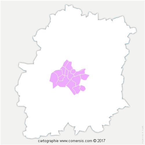 Communauté de Communes Entre Juine et Renarde (CCEJR) cartographie