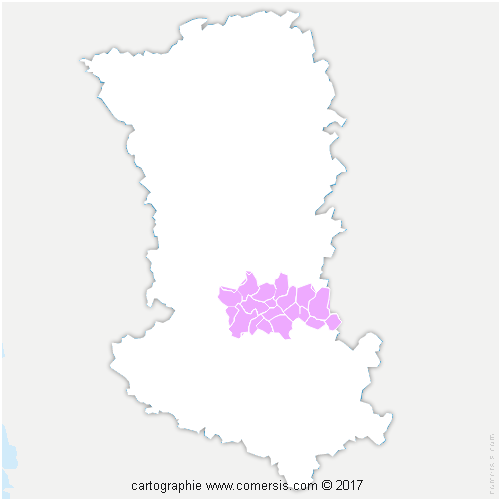 Communauté de Communes Haut Val de Sèvre cartographie