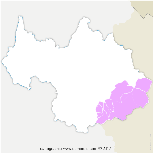 Communauté de Communes Haute Maurienne Vanoise cartographie