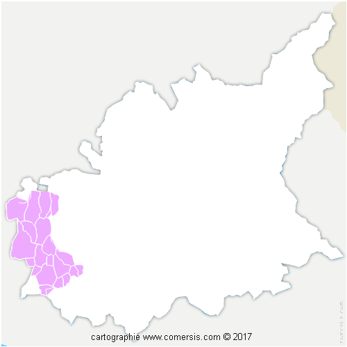 Communauté de Communes Haute-Provence-Pays de Banon cartographie