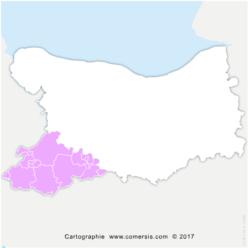 Communauté de Communes Intercom de la Vire au Noireau cartographie