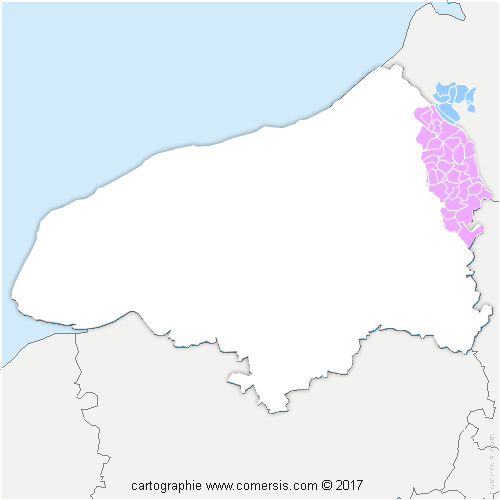 Communauté de Communes interrégionale Aumale - Blangy-sur-Bresle cartographie