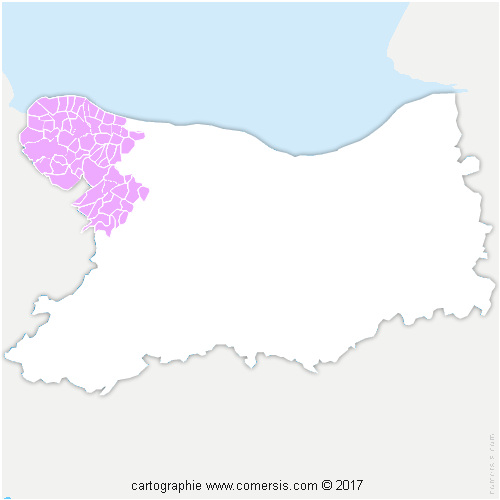Communauté de Communes Isigny-Omaha Intercom cartographie