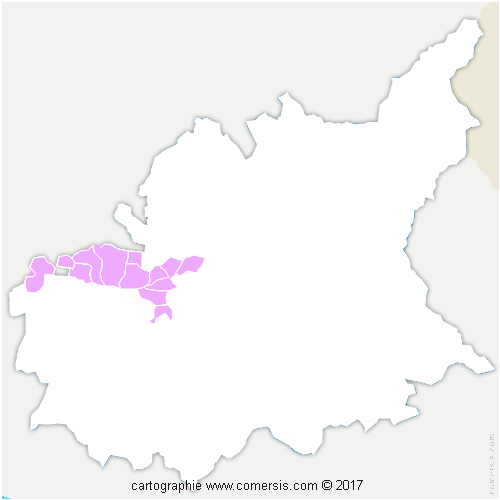 Communauté de Communes Jabron-Lure-Vançon-Durance cartographie