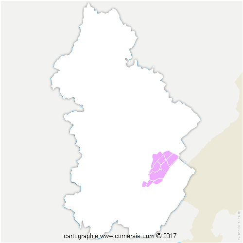 Communauté de Communes la Grandvallière cartographie