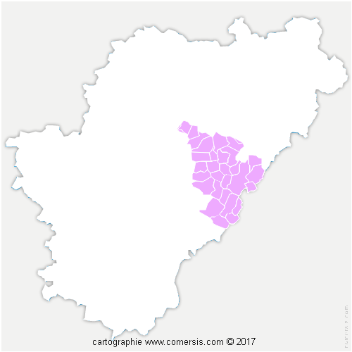 Communauté de Communes La Rochefoucauld porte du Périgord cartographie