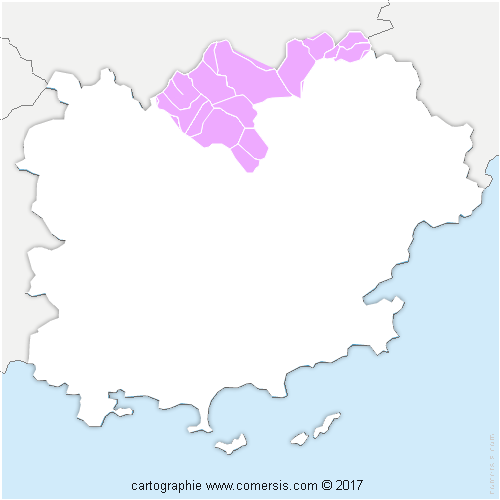 Communauté de Communes Lacs et Gorges du Verdon cartographie