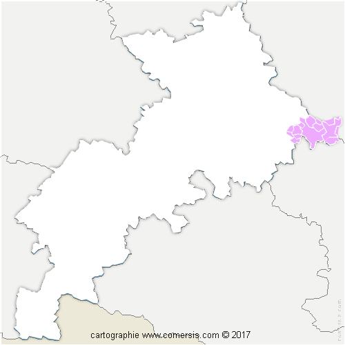 Communauté de Communes Lauragais Revel Sorezois cartographie