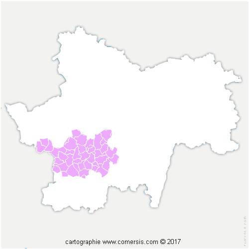 Communauté de Communes Le Grand Charolais cartographie