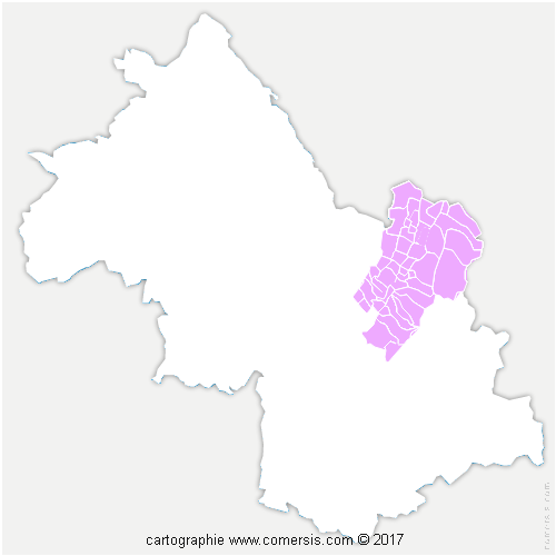 Communauté de Communes Le Grésivaudan cartographie