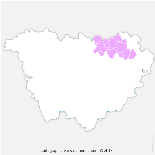 Communauté de Communes Marches du Velay-Rochebaron cartographie
