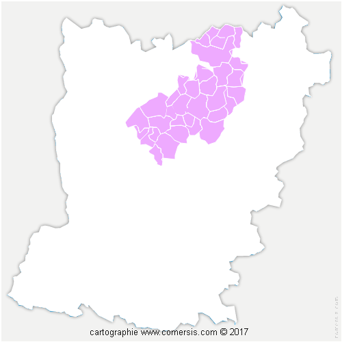 Communauté de Communes Mayenne Communauté cartographie