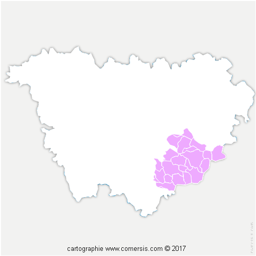 Communauté de Communes Mézenc-Loire-Meygal cartographie