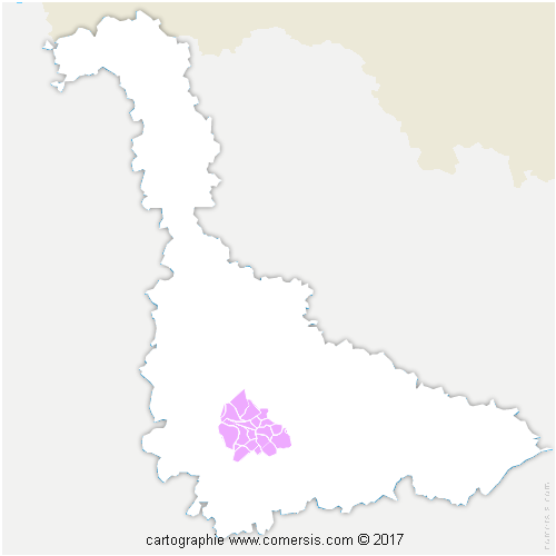 Communauté de Communes Moselle et Madon cartographie