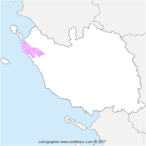 Communauté de Communes Océan Marais de Monts cartographie