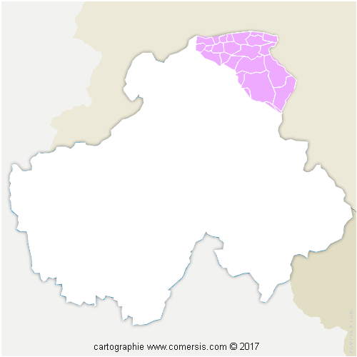 Communauté de Communes Pays d'Evian Vallée d'Abondance cartographie