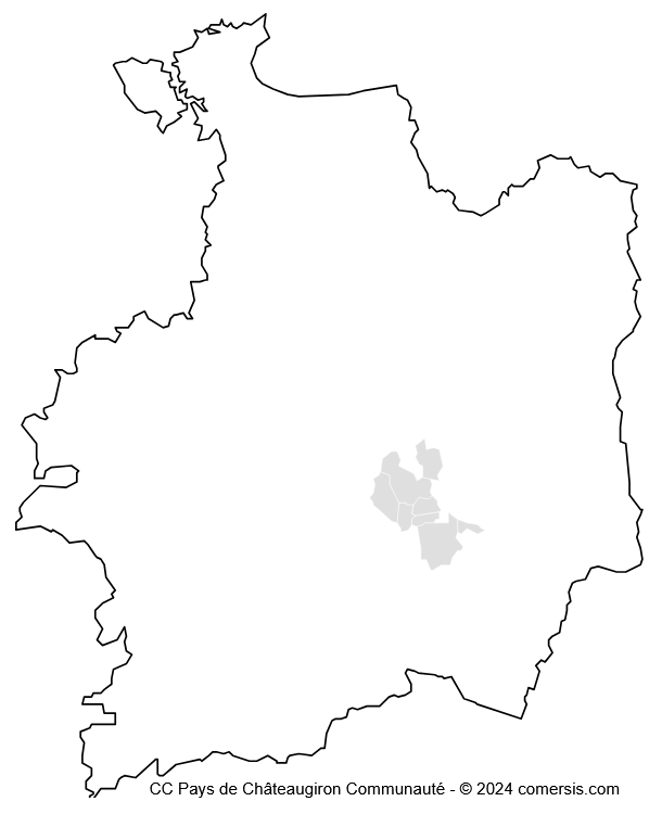 Communauté de Communes Pays de Châteaugiron Communauté cartographie