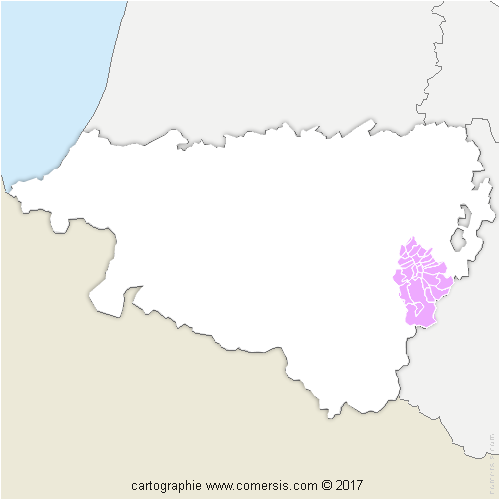 Communauté de Communes Pays de Nay cartographie