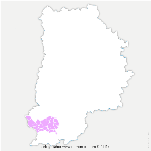 Communauté de Communes Pays de Nemours cartographie