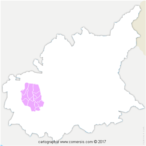 Communauté de Communes Pays Forcalquier et Montagne de Lure cartographie