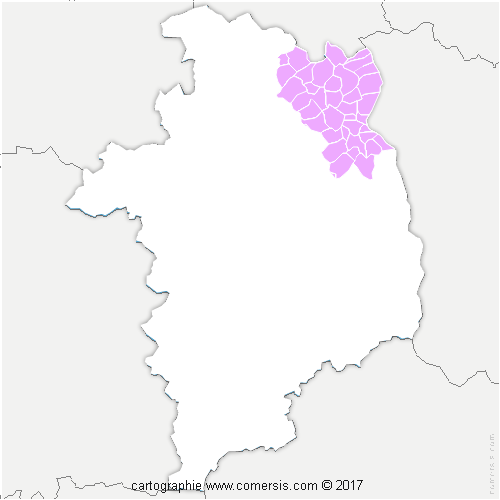 Communauté de Communes Pays Fort Sancerrois Val de Loire cartographie