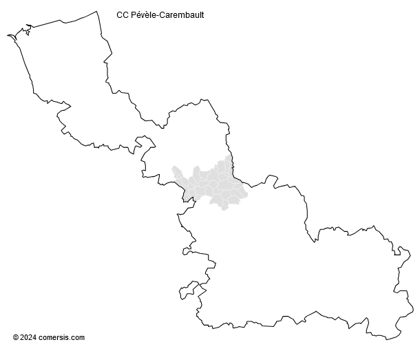 Communauté de Communes Pévèle-Carembault cartographie