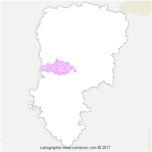 Communauté de Communes Picardie des Châteaux cartographie