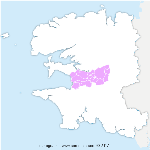 Communauté de Communes Pleyben-Châteaulin-Porzay cartographie