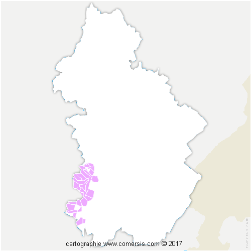 Communauté de Communes Porte du Jura cartographie