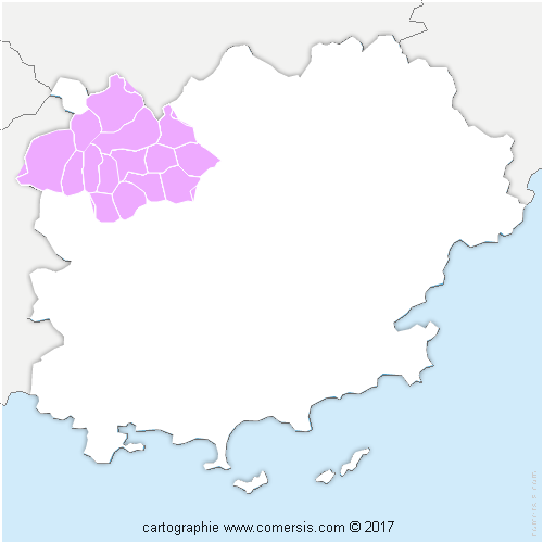 Communauté de Communes Provence Verdon cartographie