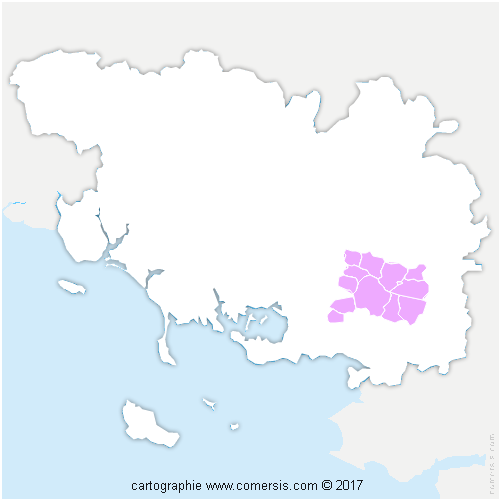 Communauté de Communes Questembert Communauté cartographie