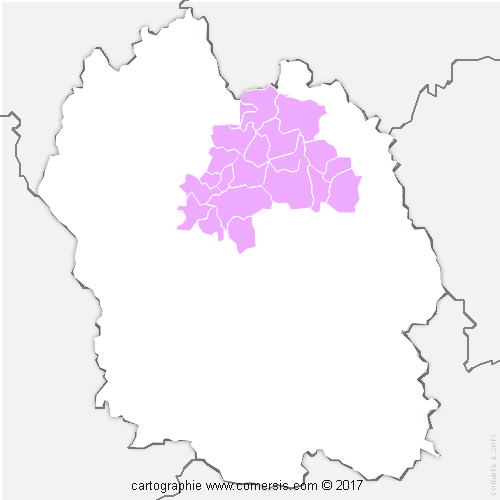 Communauté de Communes Randon - Margeride cartographie