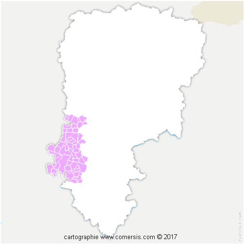 Communauté de Communes Retz en Valois cartographie