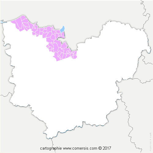 Communauté de Communes Roumois Seine cartographie