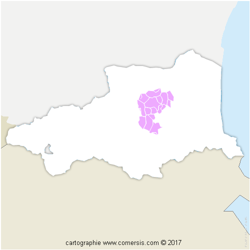Communauté de Communes Roussillon-Conflent cartographie