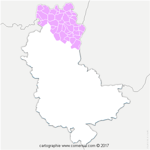 Communauté de Communes Saône-Beaujolais cartographie