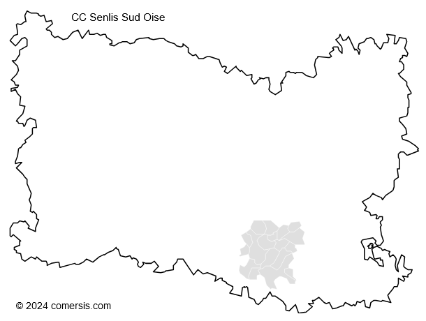 Communauté de Communes Senlis Sud Oise cartographie