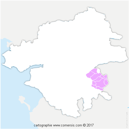 Communauté de Communes Sèvre et Loire cartographie