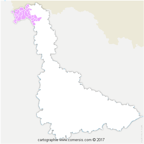 Communauté de Communes Terre Lorraine du Longuyonnais cartographie