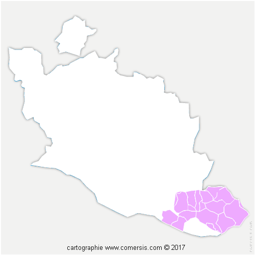 Communauté de Communes Territoriale Sud-Luberon cartographie