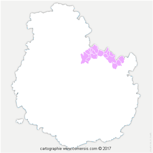 Communauté de Communes Tille et Venelle cartographie
