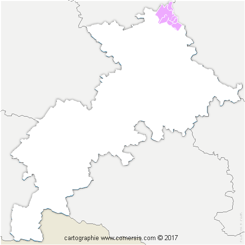 Communauté de Communes Val'Aïgo cartographie